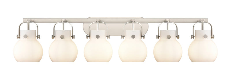 Innovations 423-6W-SN-G410-6WH LED Bath Vanity, Satin Nickel