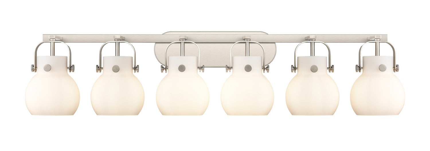 Innovations 423-6W-SN-G410-6WH LED Bath Vanity, Satin Nickel