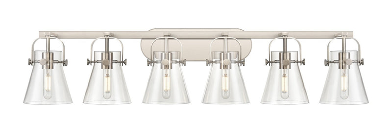 Innovations 423-6W-SN-G411-6CL LED Bath Vanity, Satin Nickel