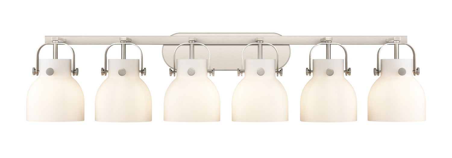 Innovations 423-6W-SN-G412-6WH LED Bath Vanity, Satin Nickel