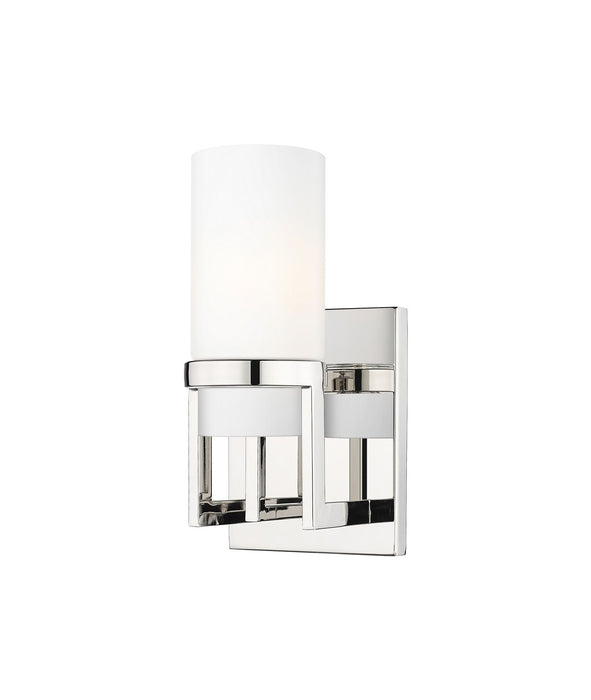 Innovations 426-1W-PN-G426-8WH LED Wall Sconce, Polished Nickel
