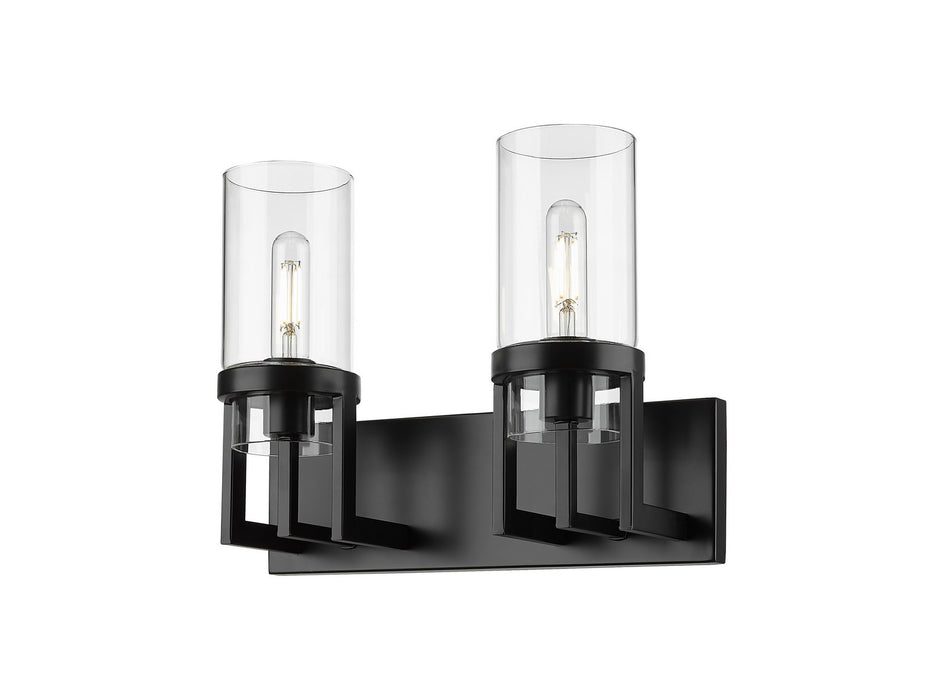 Innovations 426-2W-BK-G426-8CL LED Bath Vanity, Matte Black