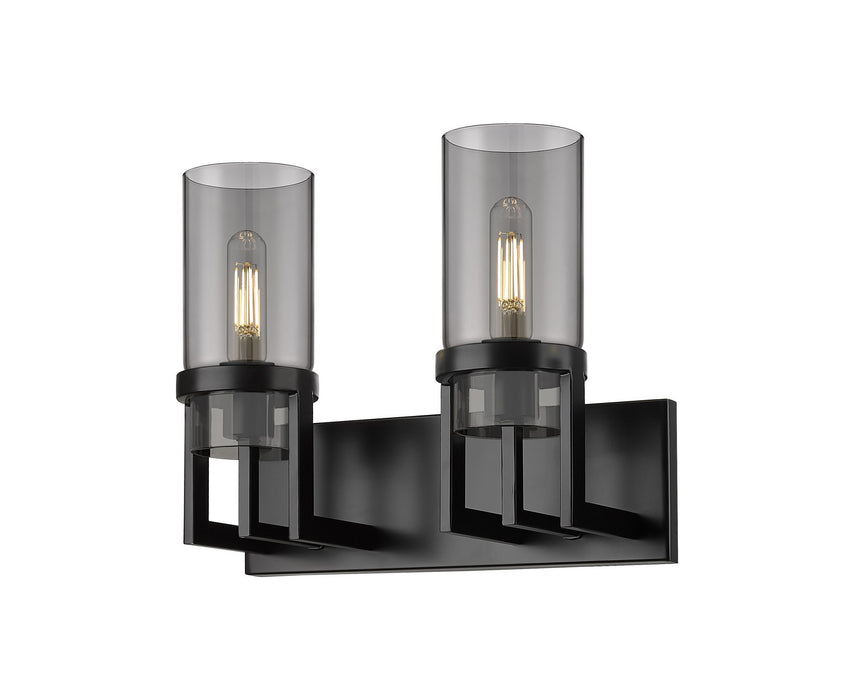 Innovations 426-2W-BK-G426-8SM LED Bath Vanity, Matte Black