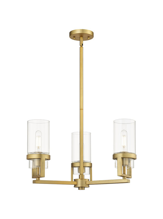 Innovations 426-3CR-BB-G426-8CL LED Pendant, Brushed Brass