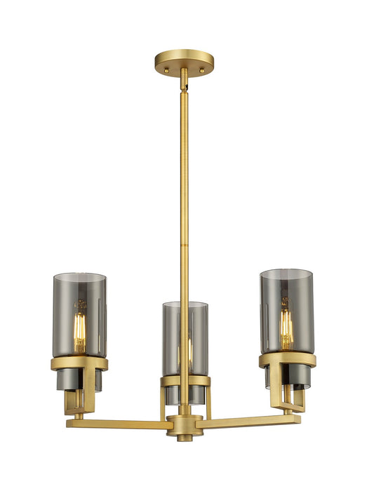 Innovations 426-3CR-BB-G426-8SM LED Pendant, Brushed Brass