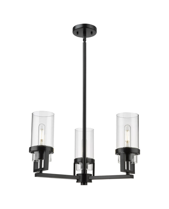 Innovations 426-3CR-BK-G426-8CL LED Pendant, Matte Black