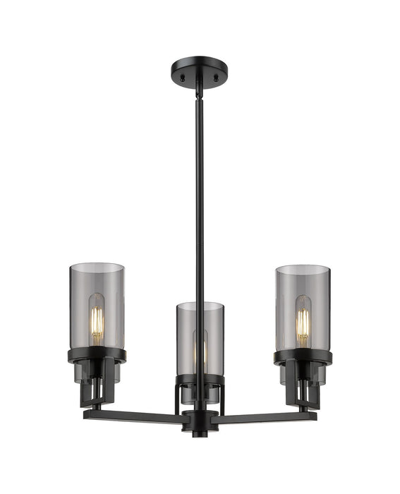 Innovations 426-3CR-BK-G426-8SM LED Pendant, Matte Black