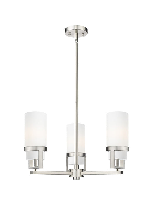 Innovations 426-3CR-SN-G426-8WH LED Pendant, Satin Nickel
