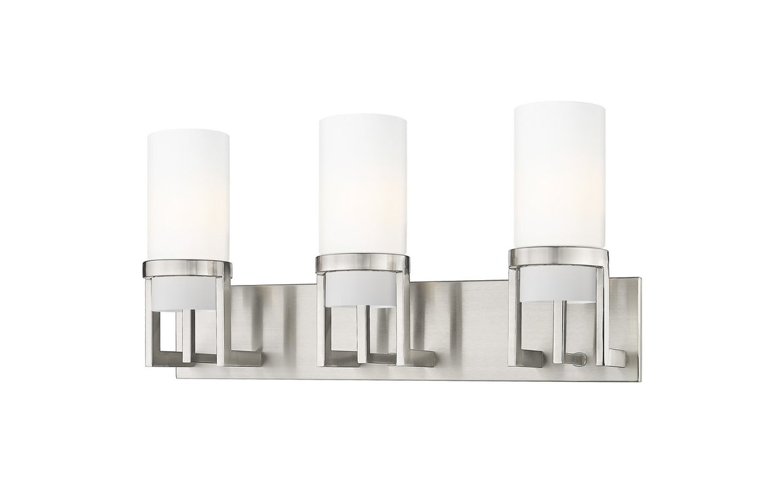 Innovations 426-3W-SN-G426-8WH LED Bath Vanity, Satin Nickel