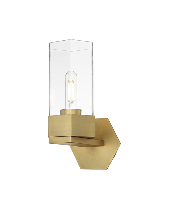 Innovations 427-1W-BB-G427-9CL LED Wall Sconce, Brushed Brass