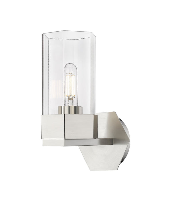 Innovations 427-1W-SN-G427-9CL LED Wall Sconce, Satin Nickel