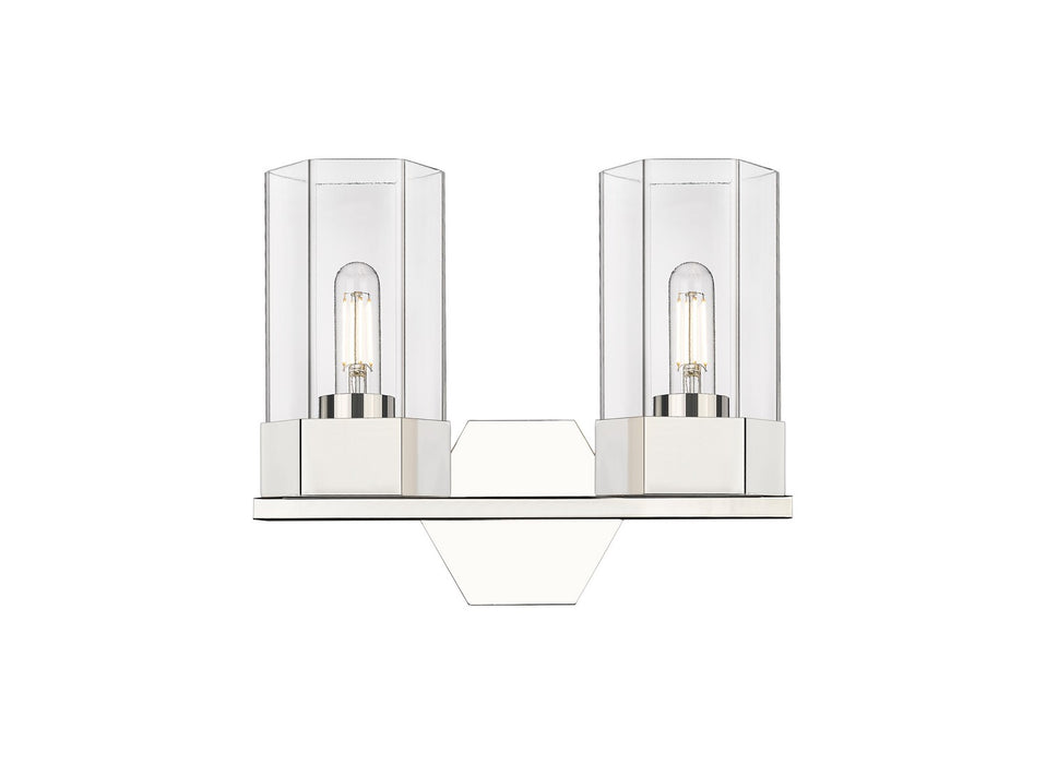 Innovations 427-2W-PN-G427-9CL LED Bath Vanity, Polished Nickel