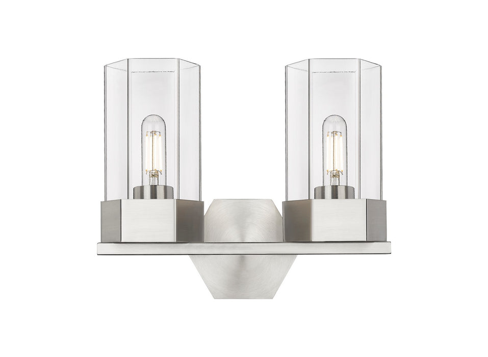 Innovations 427-2W-SN-G427-9CL LED Bath Vanity, Satin Nickel
