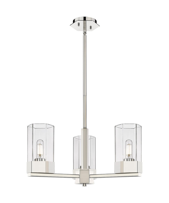 Innovations 427-3CR-PN-G427-9CL LED Pendant, Polished Nickel