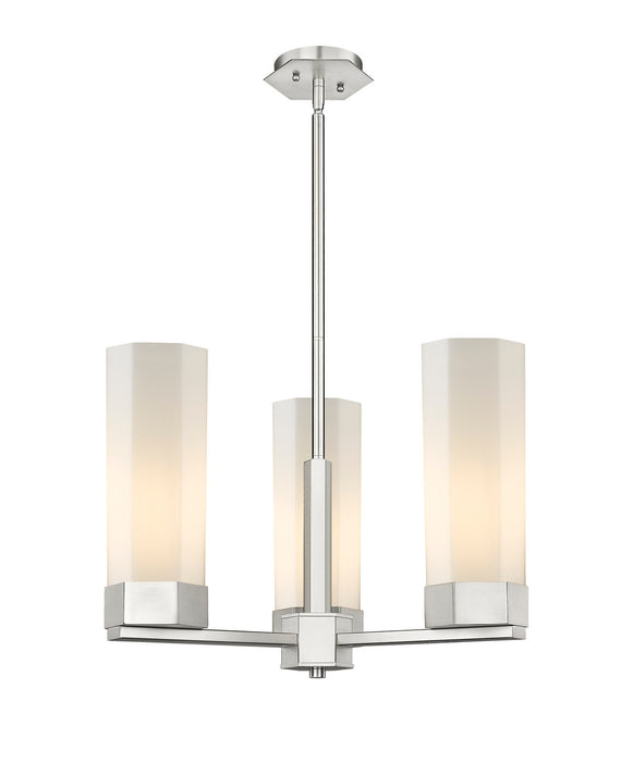 Innovations 427-3CR-SN-G427-14WH LED Pendant, Satin Nickel