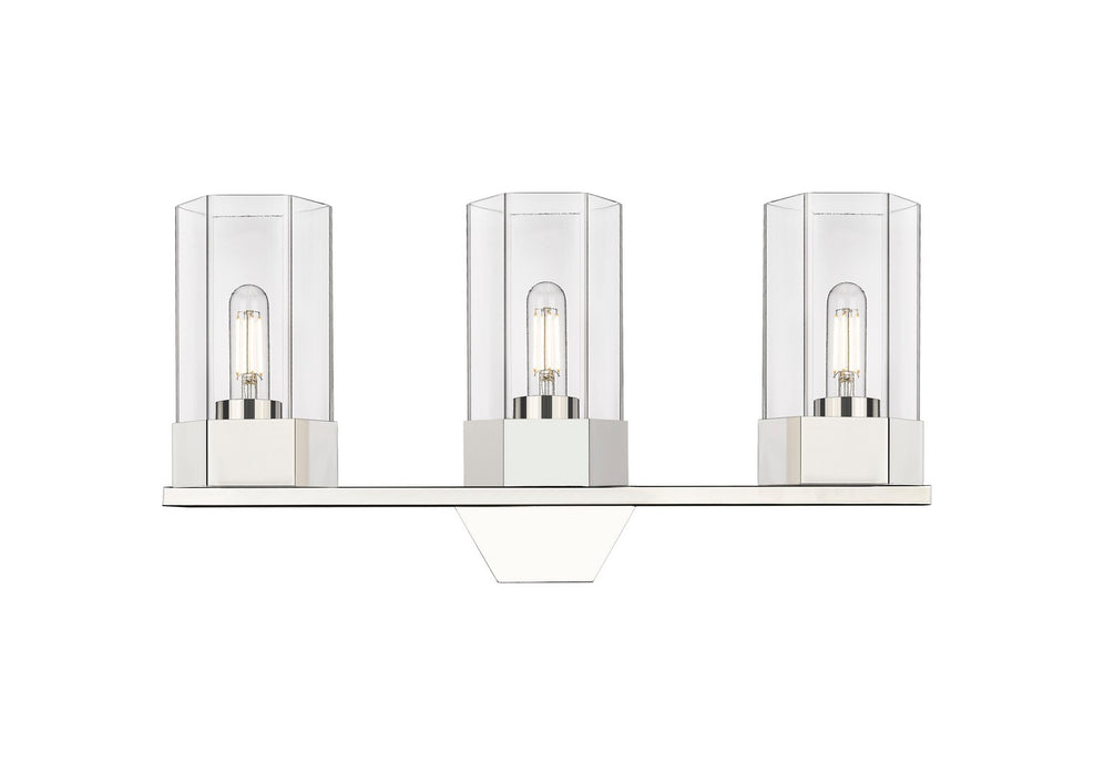 Innovations 427-3W-PN-G427-9CL LED Bath Vanity, Polished Nickel