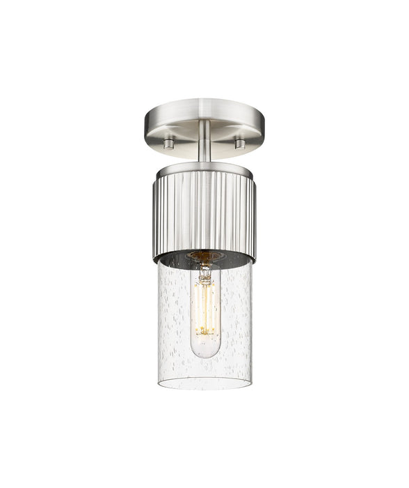 Innovations 428-1F-SN-G428-7SDY LED Flush Mount, Satin Nickel