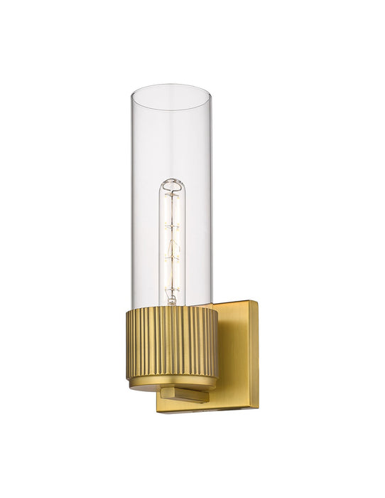 Innovations 428-1W-BB-G428-12CL LED Wall Sconce, Brushed Brass