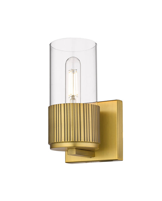 Innovations 428-1W-BB-G428-7CL LED Wall Sconce, Brushed Brass