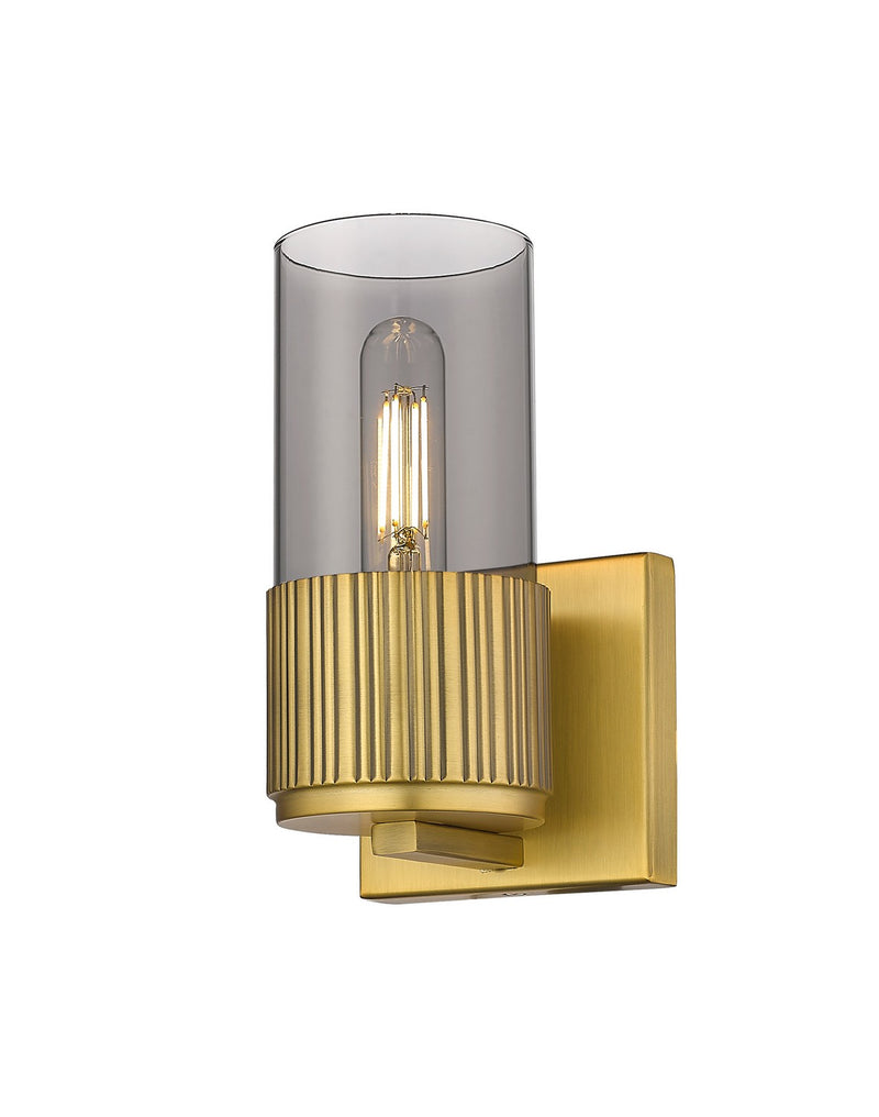 Innovations 428-1W-BB-G428-7SM LED Wall Sconce, Brushed Brass