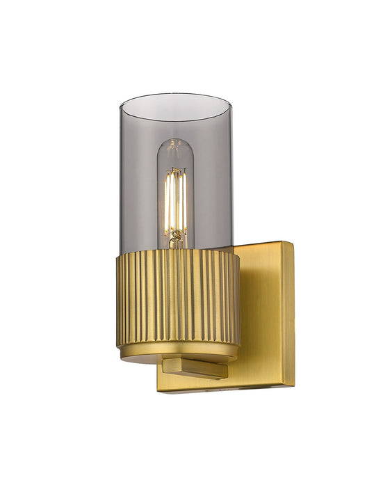 Innovations 428-1W-BB-G428-7SM LED Wall Sconce, Brushed Brass