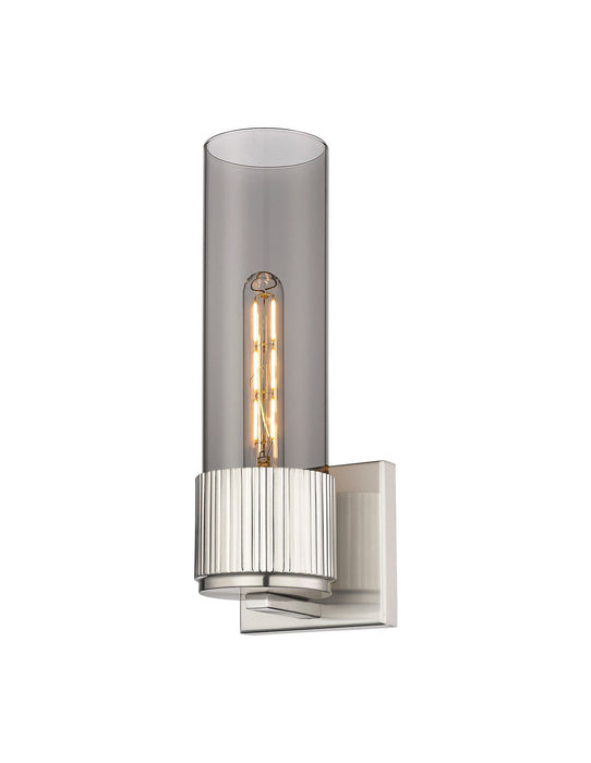 Innovations 428-1W-SN-G428-12SM LED Wall Sconce, Satin Nickel