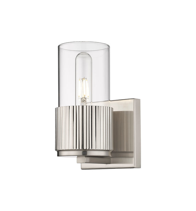 Innovations 428-1W-SN-G428-7CL LED Wall Sconce, Satin Nickel