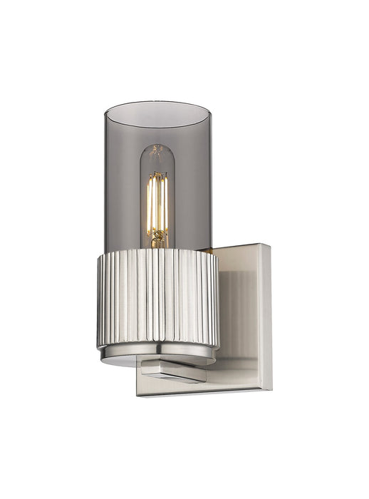 Innovations 428-1W-SN-G428-7SM LED Wall Sconce, Satin Nickel