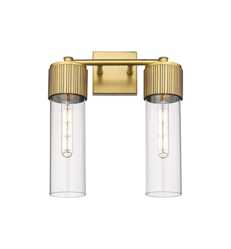 Innovations 428-2W-BB-G428-12CL LED Bath Vanity, Brushed Brass