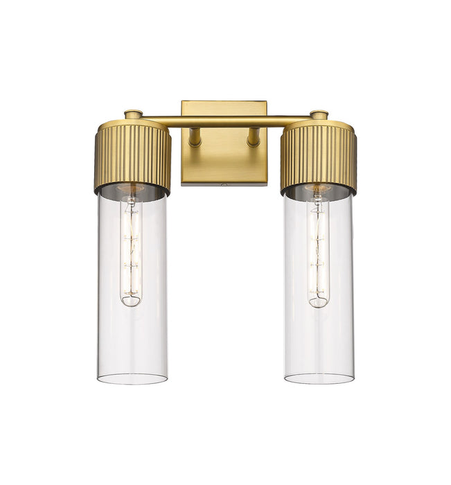 Innovations 428-2W-BB-G428-12CL LED Bath Vanity, Brushed Brass