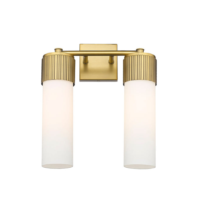 Innovations 428-2W-BB-G428-12WH LED Bath Vanity, Brushed Brass