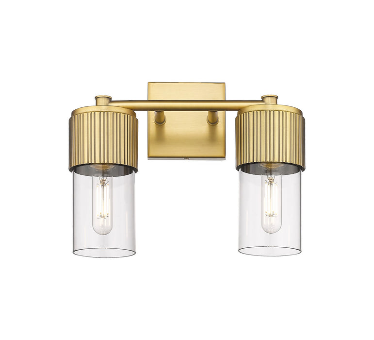 Innovations 428-2W-BB-G428-7CL LED Bath Vanity, Brushed Brass