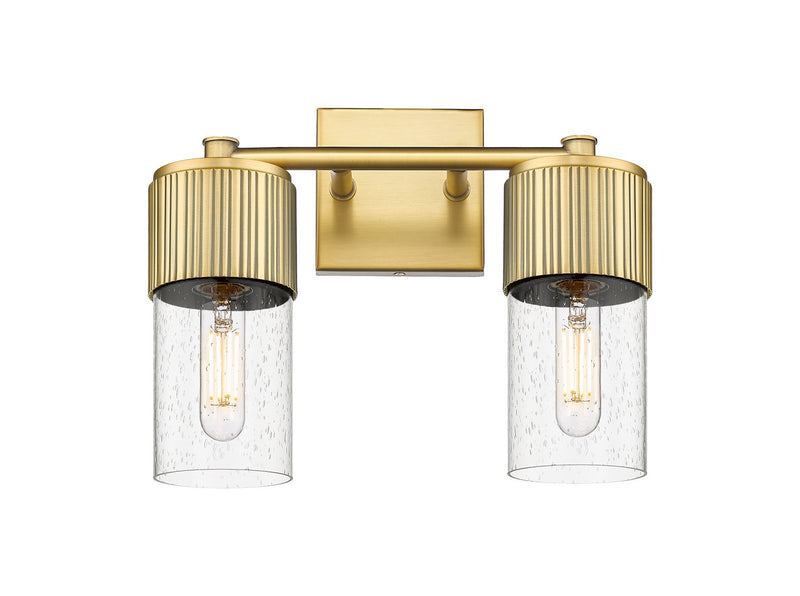 Innovations 428-2W-BB-G428-7SDY LED Bath Vanity, Brushed Brass