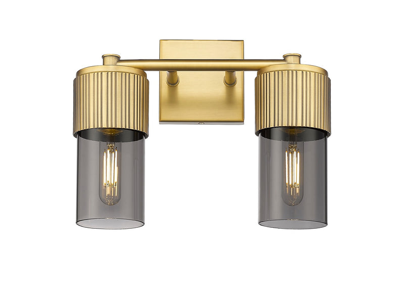 Innovations 428-2W-BB-G428-7SM LED Bath Vanity, Brushed Brass