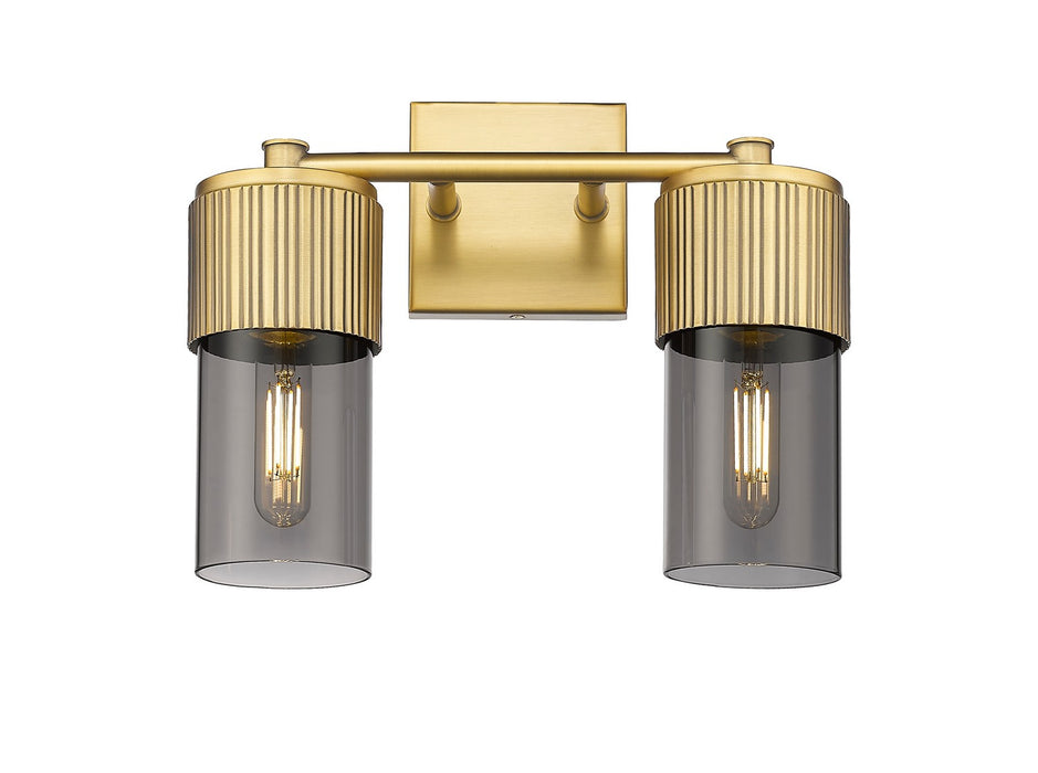 Innovations 428-2W-BB-G428-7SM LED Bath Vanity, Brushed Brass