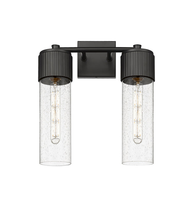 Innovations 428-2W-BK-G428-12SDY LED Bath Vanity, Matte Black