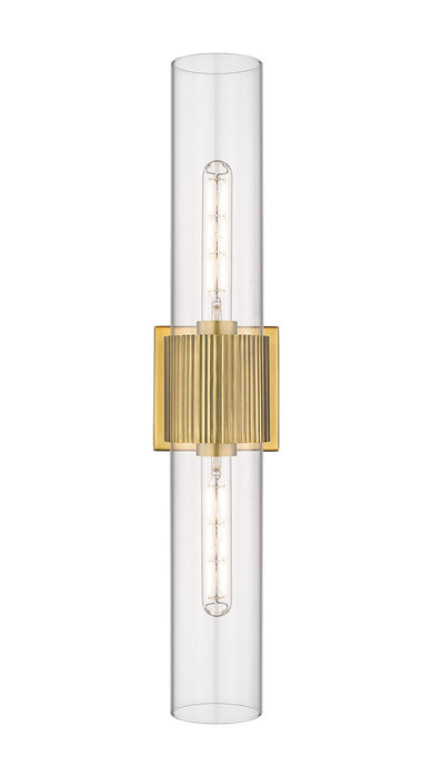 Innovations 428-2WL-BB-G428-12CL LED Bath Vanity, Brushed Brass