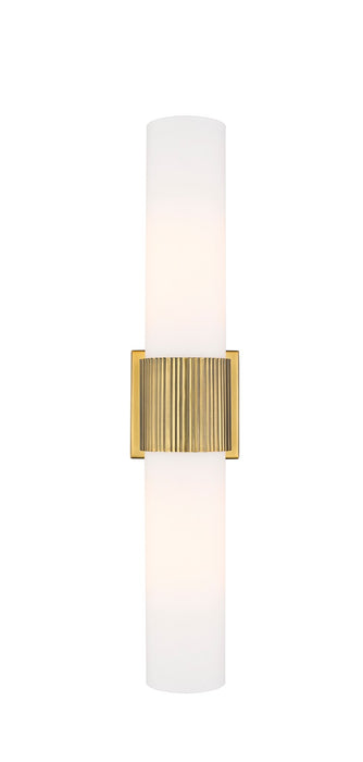 Innovations 428-2WL-BB-G428-12WH LED Bath Vanity, Brushed Brass