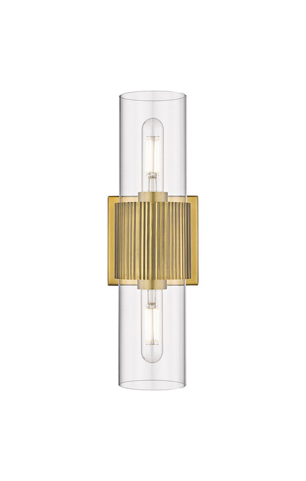 Innovations 428-2WL-BB-G428-7CL LED Bath Vanity, Brushed Brass