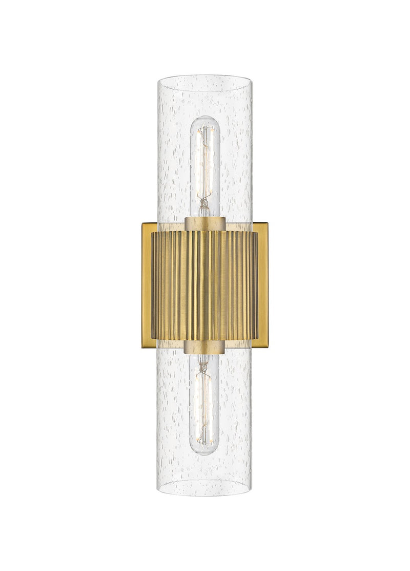 Innovations 428-2WL-BB-G428-7SDY LED Bath Vanity, Brushed Brass