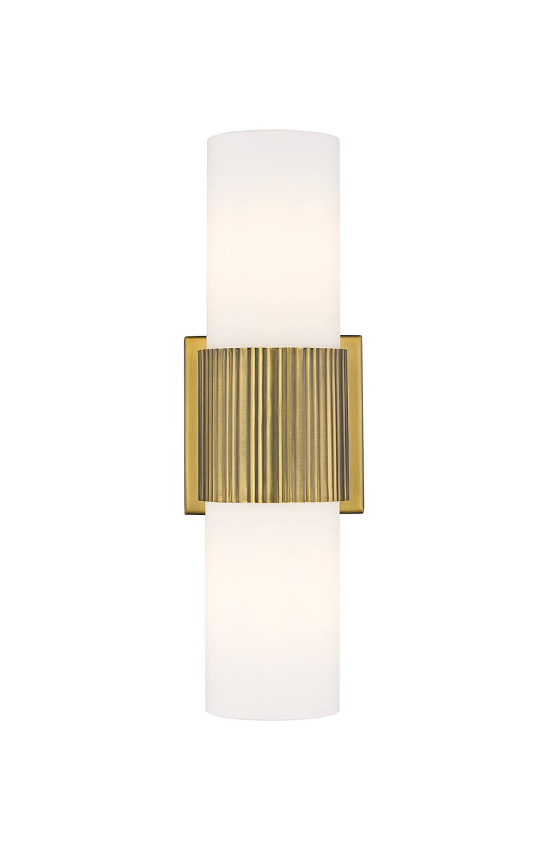 Innovations 428-2WL-BB-G428-7WH LED Bath Vanity, Brushed Brass