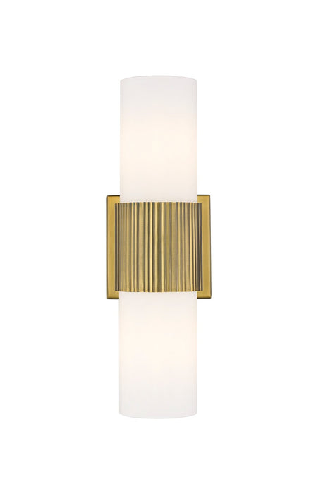 Innovations 428-2WL-BB-G428-7WH LED Bath Vanity, Brushed Brass