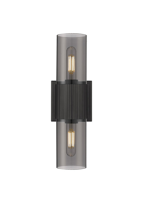 Innovations 428-2WL-BK-G428-7SM LED Bath Vanity, Matte Black