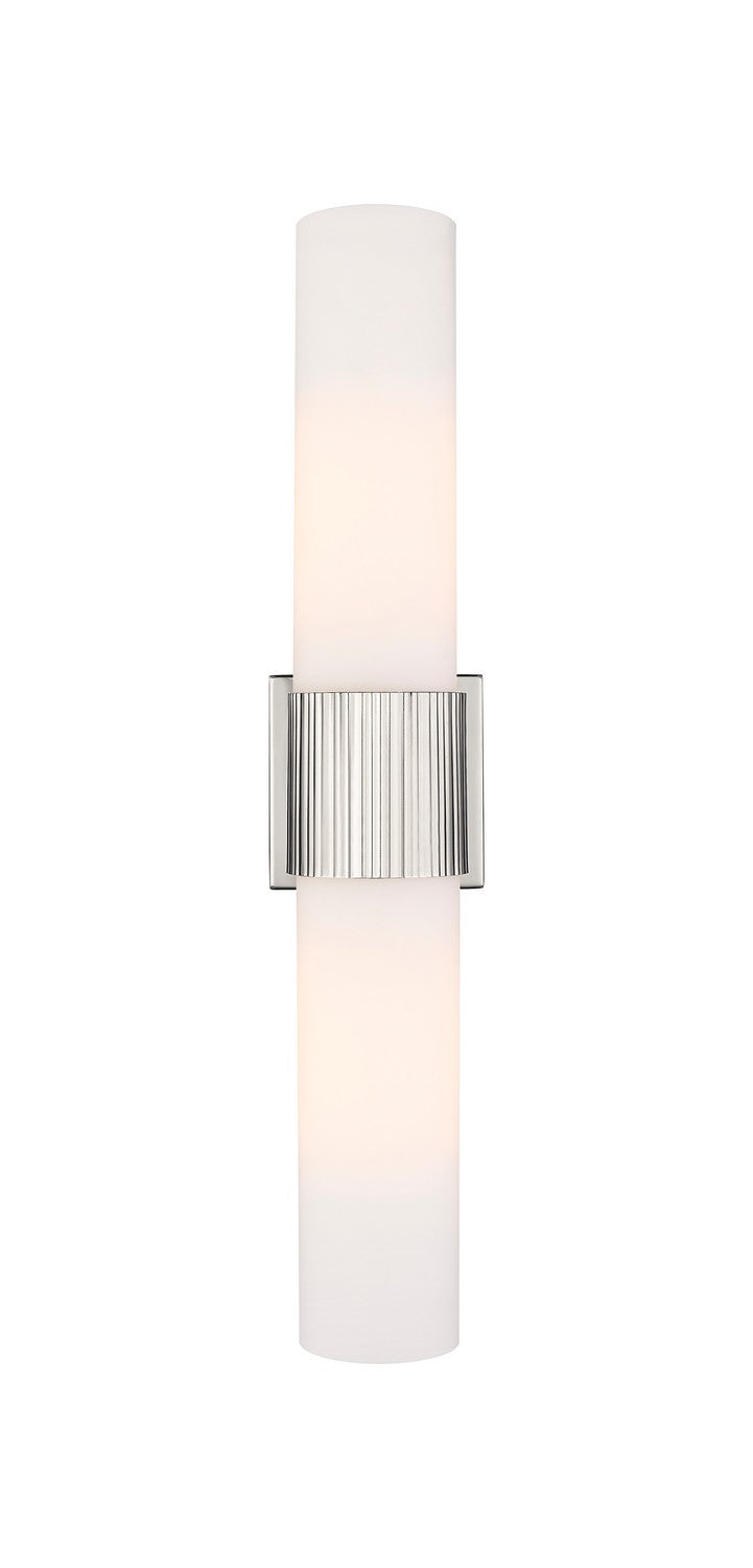 Innovations 428-2WL-PN-G428-12WH LED Bath Vanity, Polished Nickel