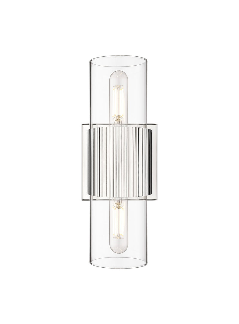 Innovations 428-2WL-PN-G428-7CL LED Bath Vanity, Polished Nickel