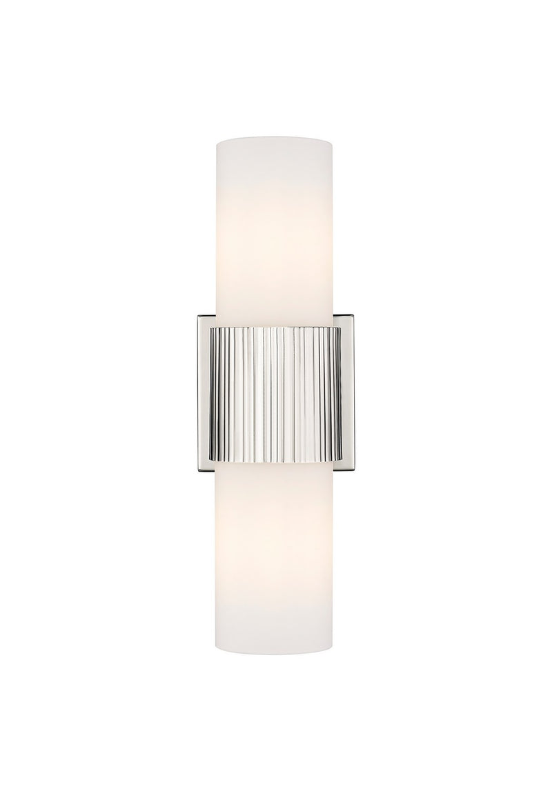 Innovations 428-2WL-PN-G428-7WH LED Bath Vanity, Polished Nickel
