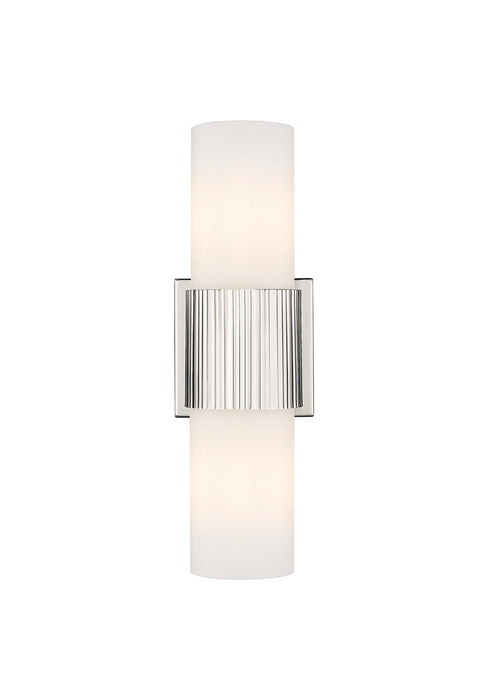 Innovations 428-2WL-PN-G428-7WH LED Bath Vanity, Polished Nickel