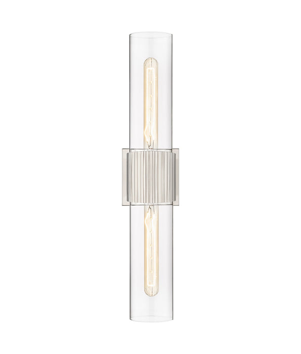 Innovations 428-2WL-SN-G428-12CL LED Bath Vanity, Satin Nickel