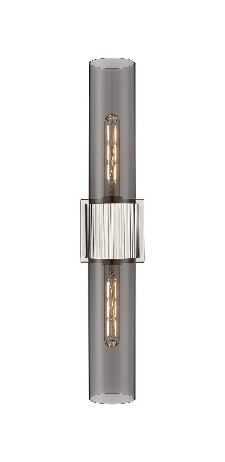 Innovations 428-2WL-SN-G428-12SM LED Bath Vanity, Satin Nickel