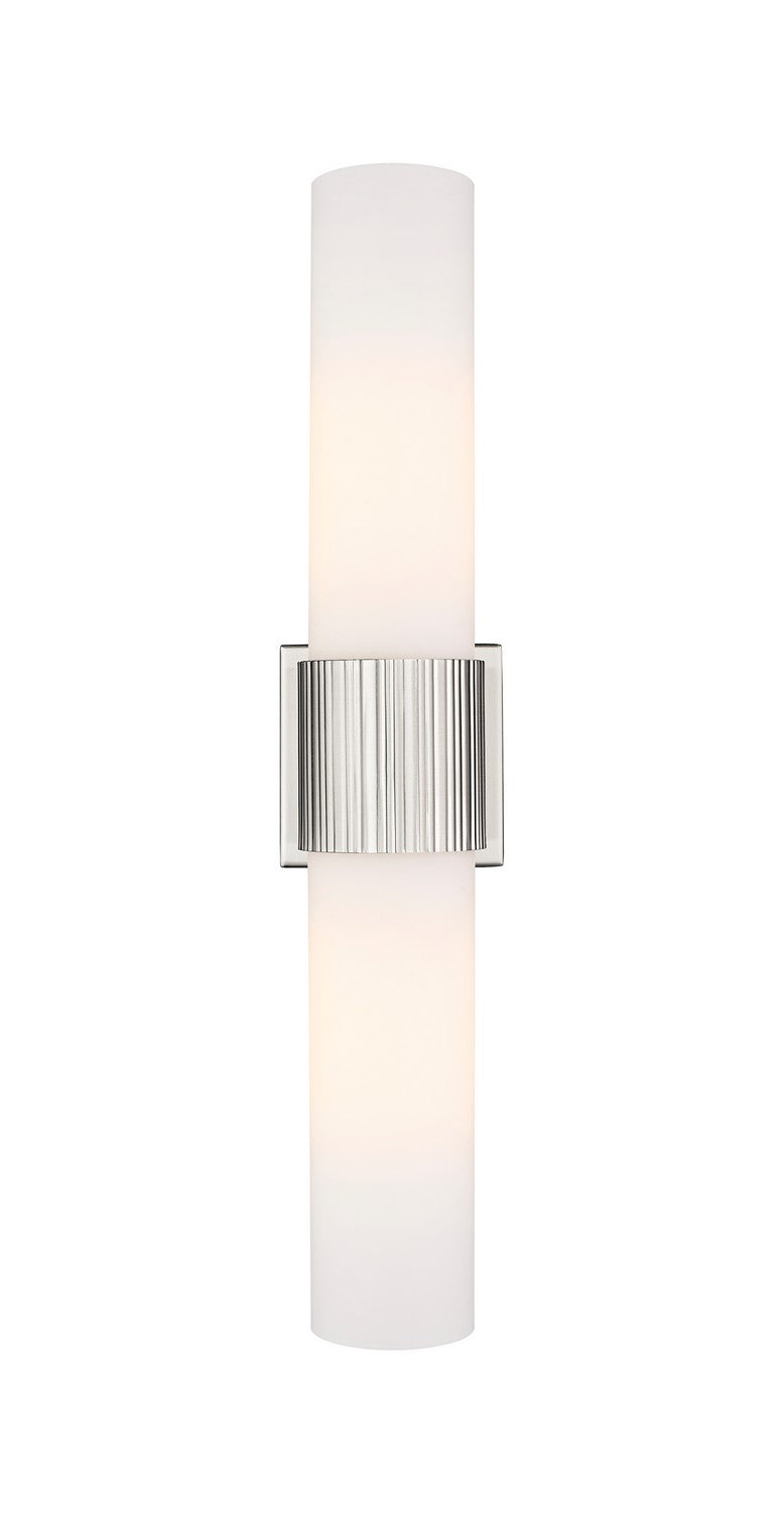 Innovations 428-2WL-SN-G428-12WH LED Bath Vanity, Satin Nickel